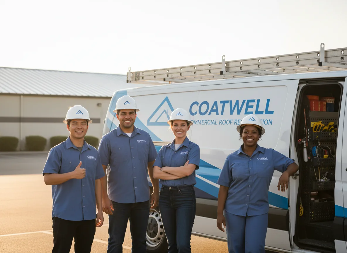 Commercial roof coating company in North English, IA